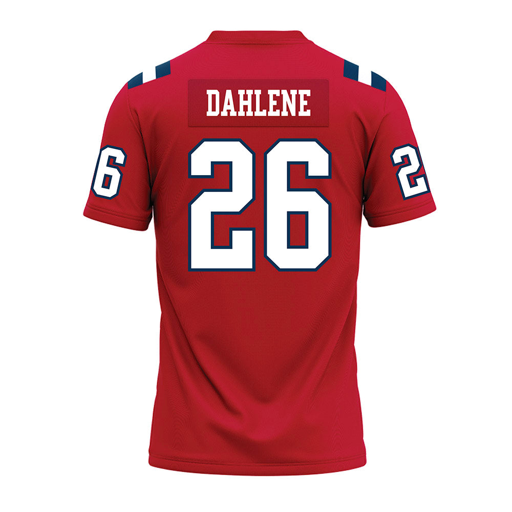Utah Tech - NCAA Football : Adrian Dahlene - Red Premium Football Jersey-1