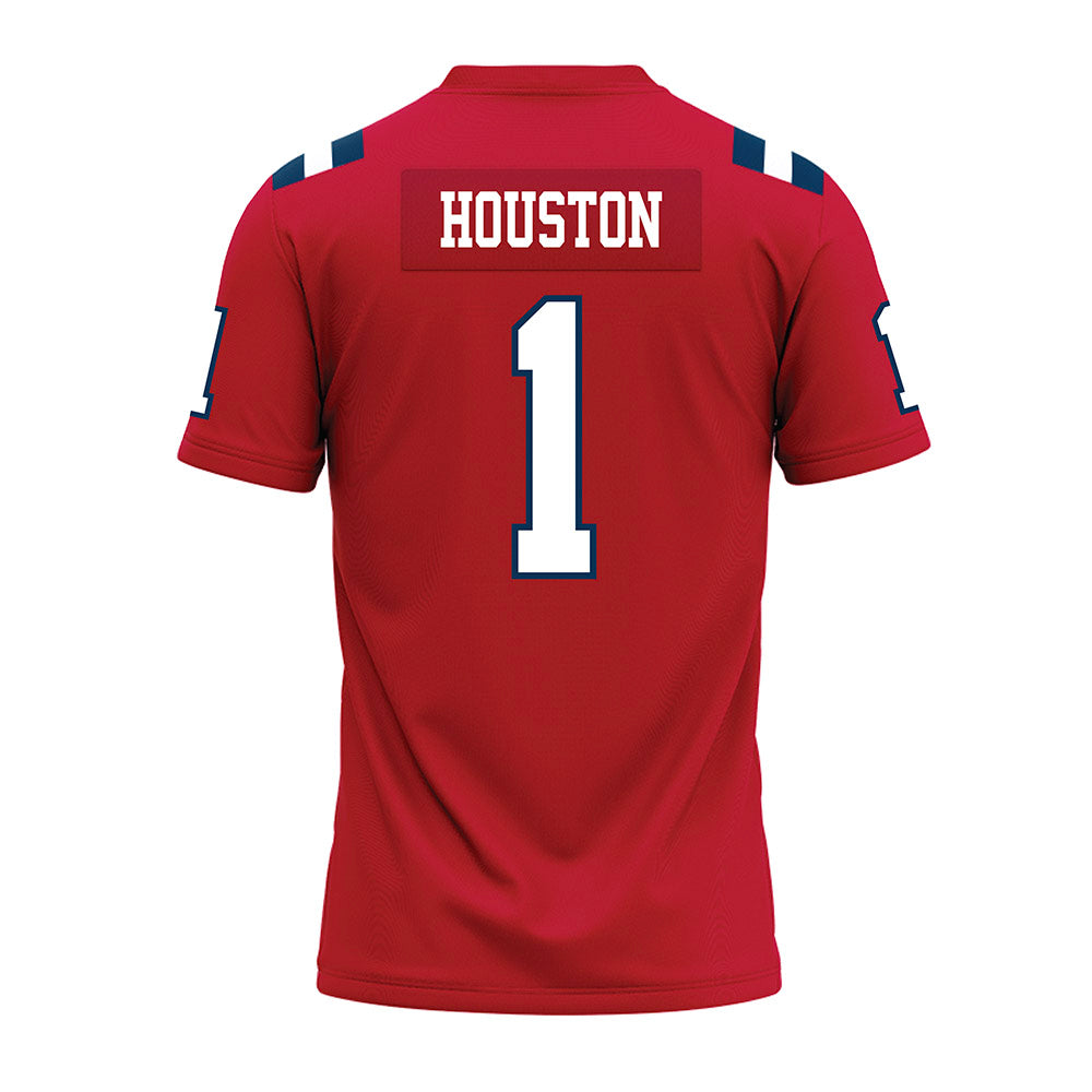 Utah Tech - NCAA Football : Justin Houston - Red Premium Football Jersey-1