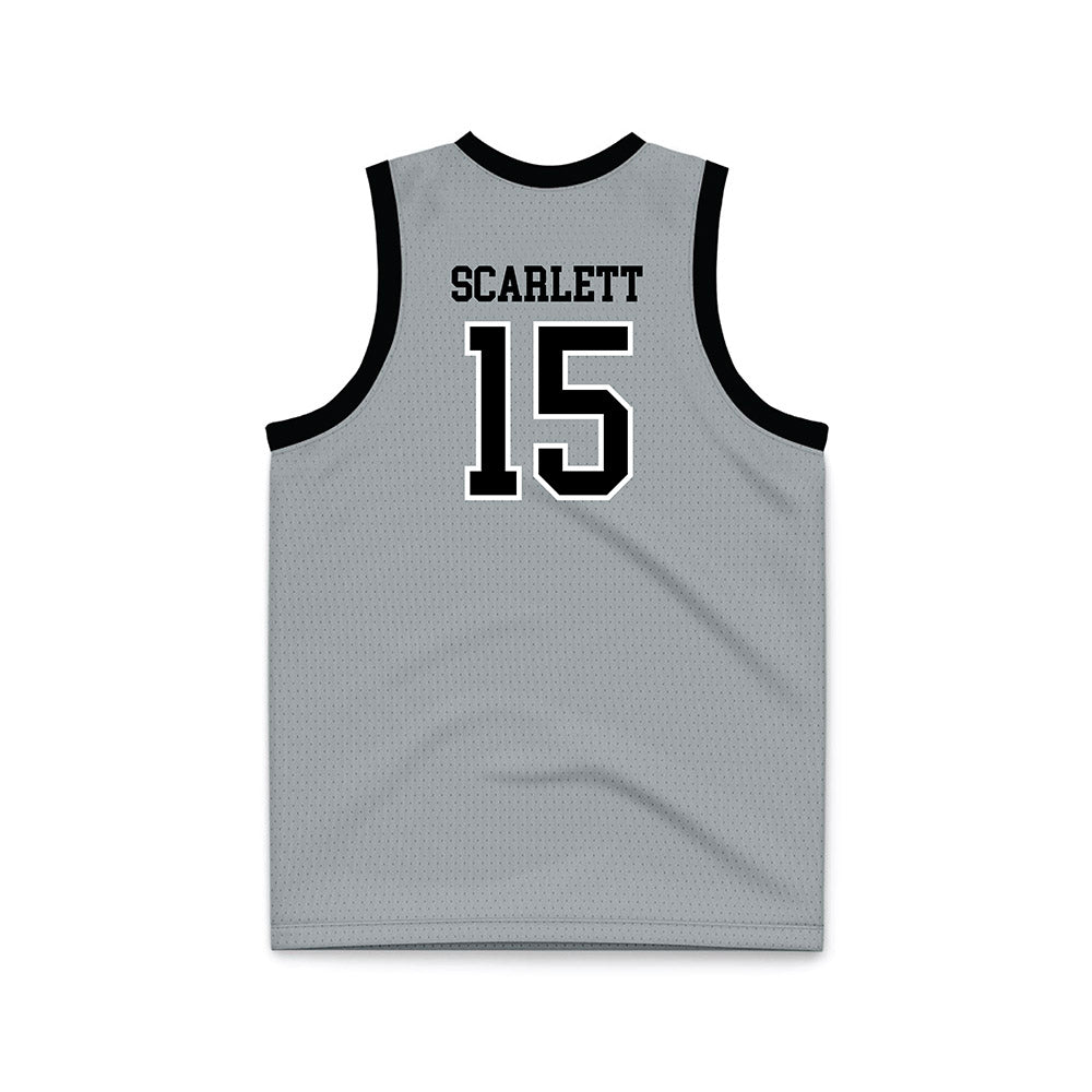 Providence - NCAA Women's Basketball : MacKayla Scarlett - Grey Basketball Jersey-1
