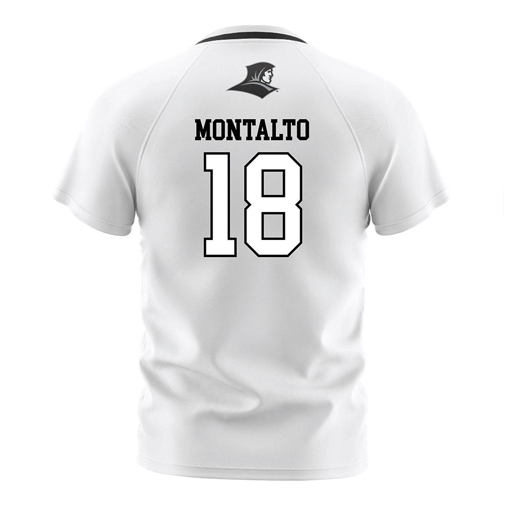 Providence - NCAA Men's Soccer : Sam Montalto - White Soccer Jersey-1
