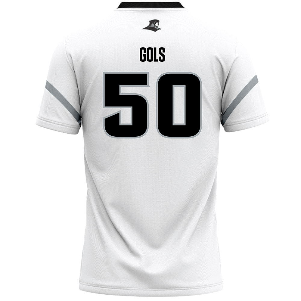 Providence - NCAA Men's Lacrosse : Colin Gols - White Lacrosse Jersey -1