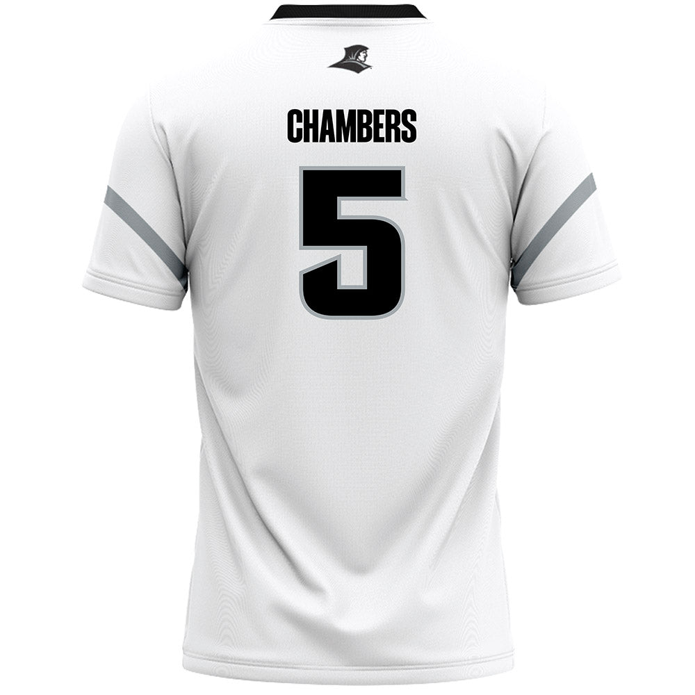 Providence - NCAA Men's Lacrosse : Rhett Chambers - White Lacrosse Jersey -1