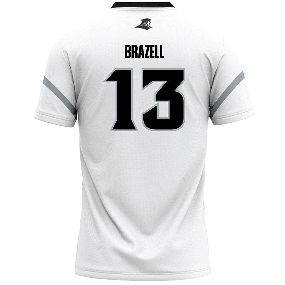 Providence - NCAA Men's Lacrosse : Sam Brazell - White Lacrosse Jersey -1