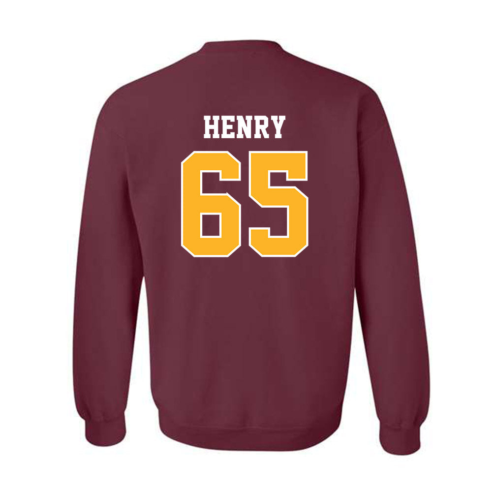 Bethune - NCAA Football : Javarion Henry - Classic Shersey Crewneck Sweatshirt-1