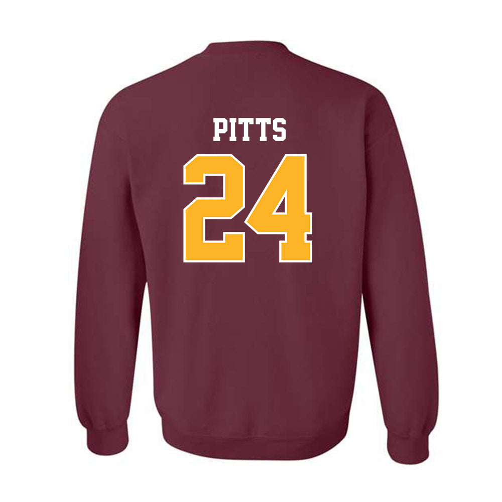 Bethune - NCAA Women's Basketball : Dariasia Pitts - Classic Shersey Crewneck Sweatshirt-1