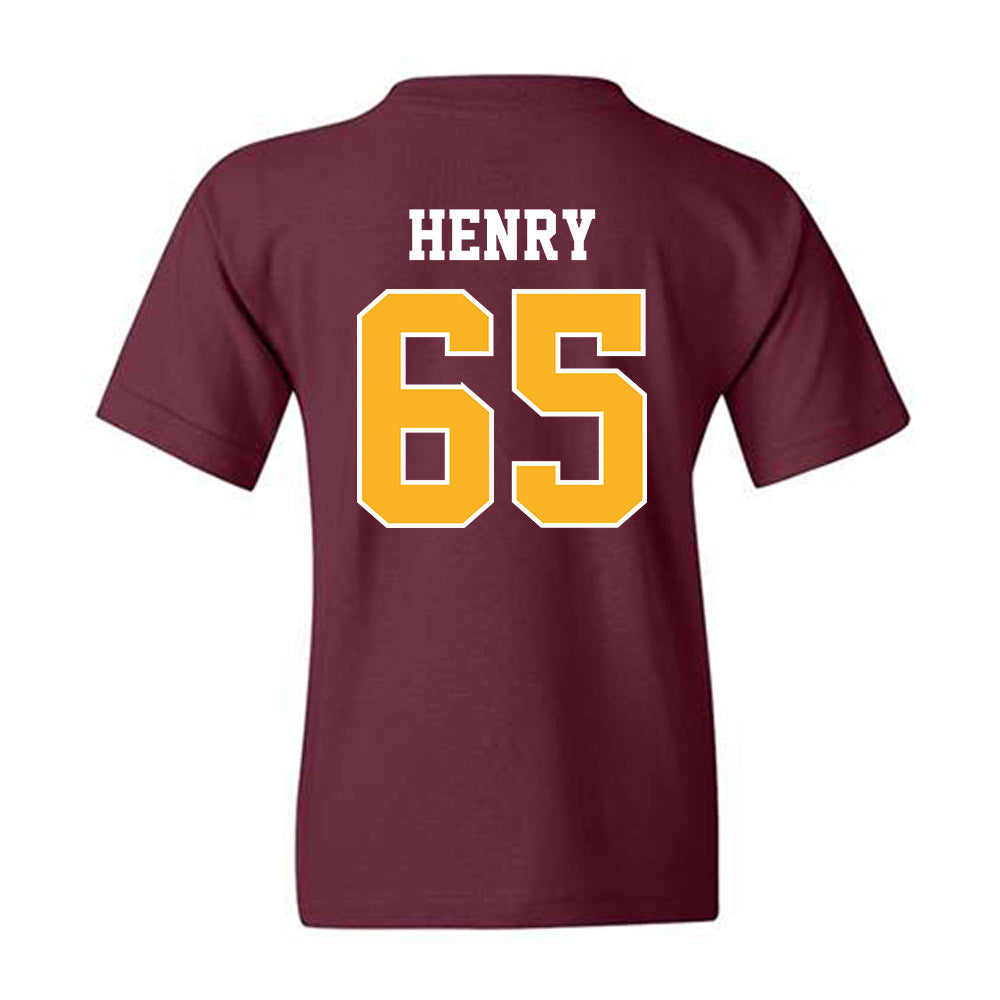 Bethune - NCAA Football : Javarion Henry - Classic Shersey Youth T-Shirt-1