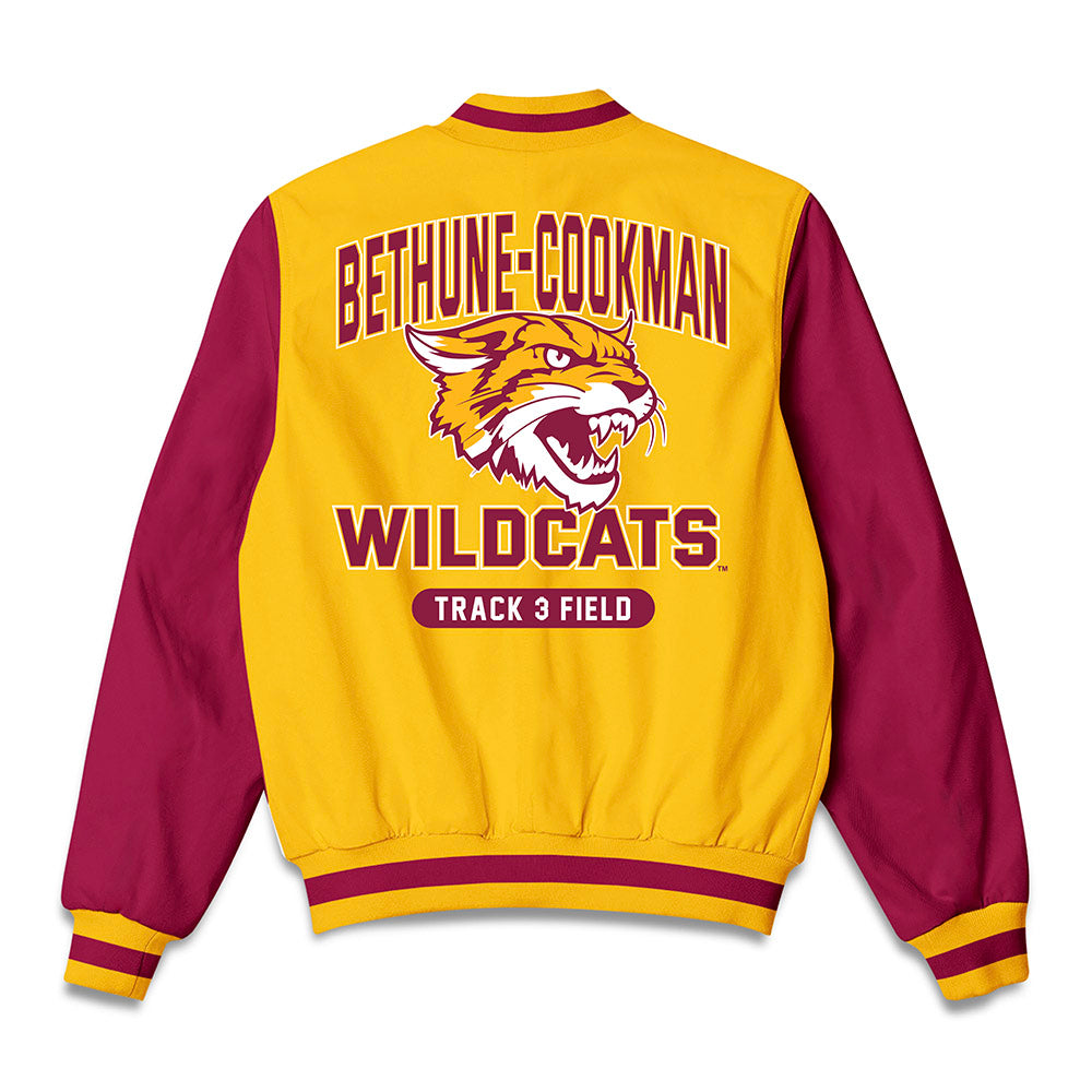 Bethune - NCAA Women's Track & Field : Valencia Butler - Bomber Jacket-1