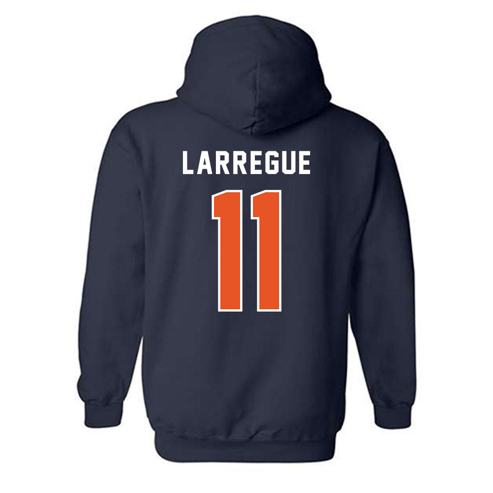 Utica - NCAA Men's Basketball : Jayden Larregue - Classic Shersey Hooded Sweatshirt-1