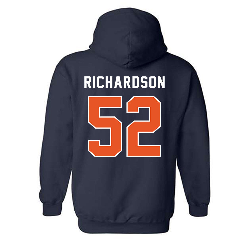 Utica - NCAA Football : Joshua Richardson - Classic Shersey Hooded Sweatshirt-1