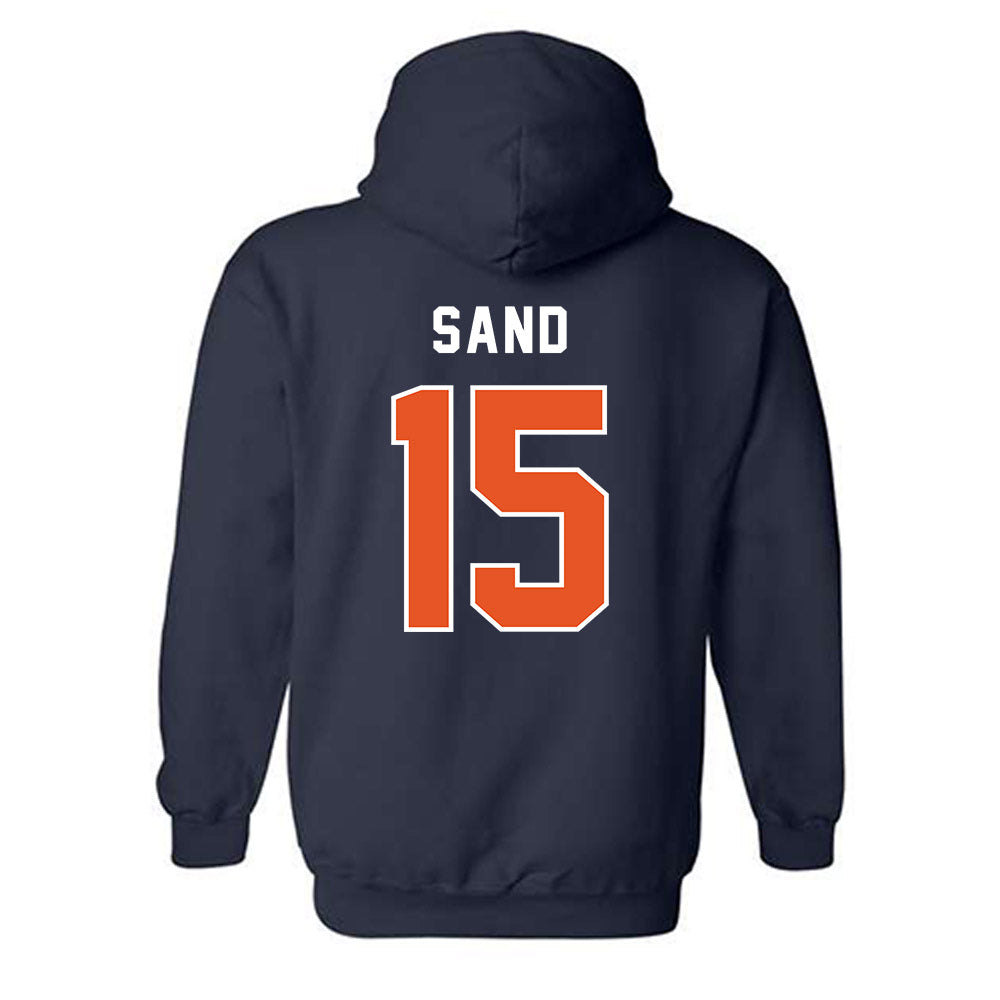 Utica - NCAA Men's Basketball : Joshua Sand - Classic Shersey Hooded Sweatshirt-1