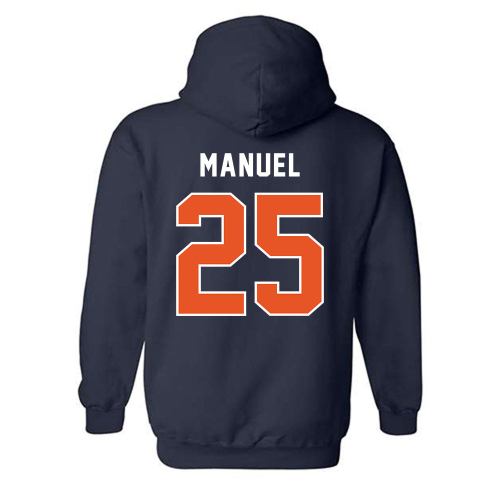 Utica - NCAA Men's Basketball : Jeffrey Manuel - Classic Shersey Hooded Sweatshirt-1