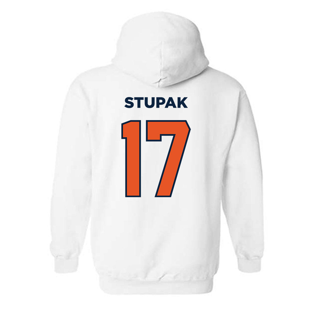 Utica - NCAA Football : Cayden Stupak - Classic Shersey Hooded Sweatshirt-1