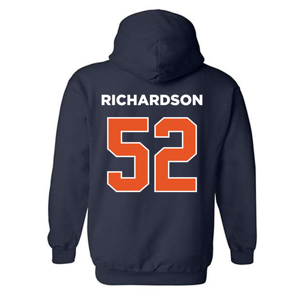 Utica - NCAA Football : Joshua Richardson - Classic Shersey Hooded Sweatshirt-1
