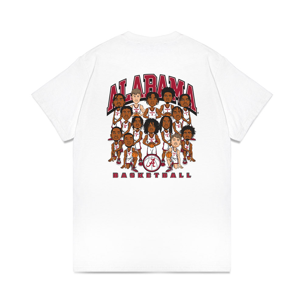 Alabama - NCAA Men's Basketball : - Team Caricature Premium T-Shirt-1
