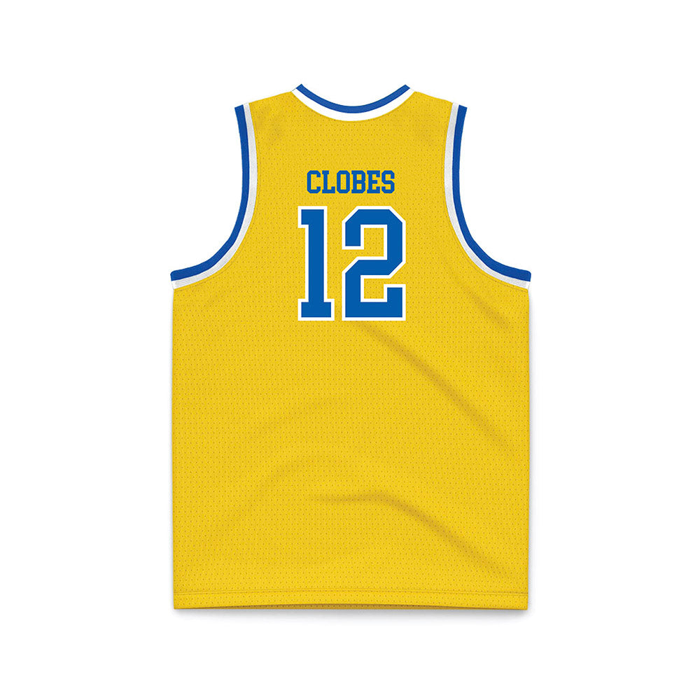 Southeastern - NCAA Men's Basketball : Bela Clobes - Gold Basketball Jersey-1