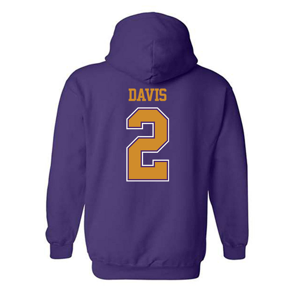 Alcorn - NCAA Football : Reggie Davis - Classic Shersey Hooded Sweatshirt-1