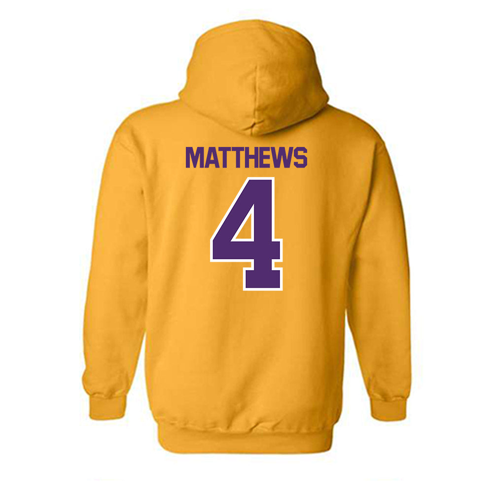 Alcorn - NCAA Football : Jacoby Matthews - Classic Shersey Hooded Sweatshirt-1