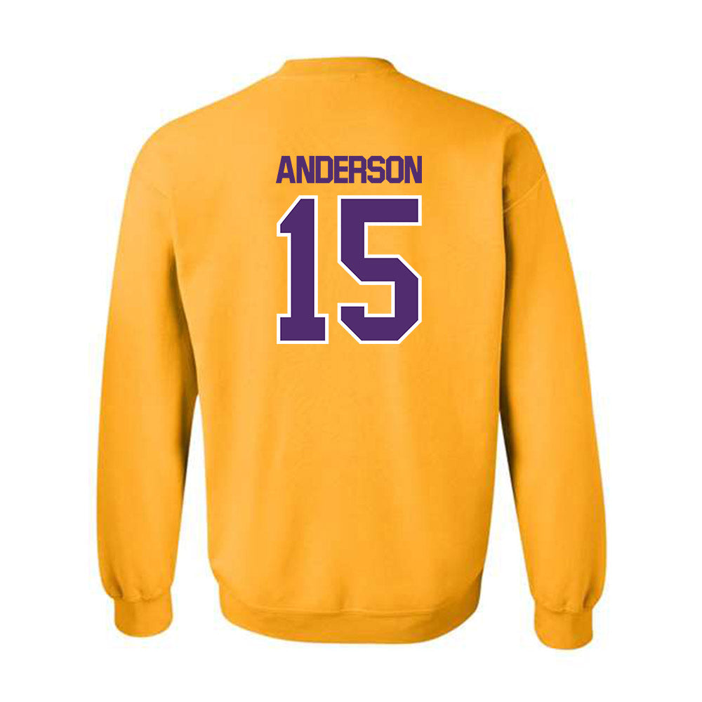 Alcorn - NCAA Women's Basketball : Jeanee Anderson - Classic Shersey Crewneck Sweatshirt-1