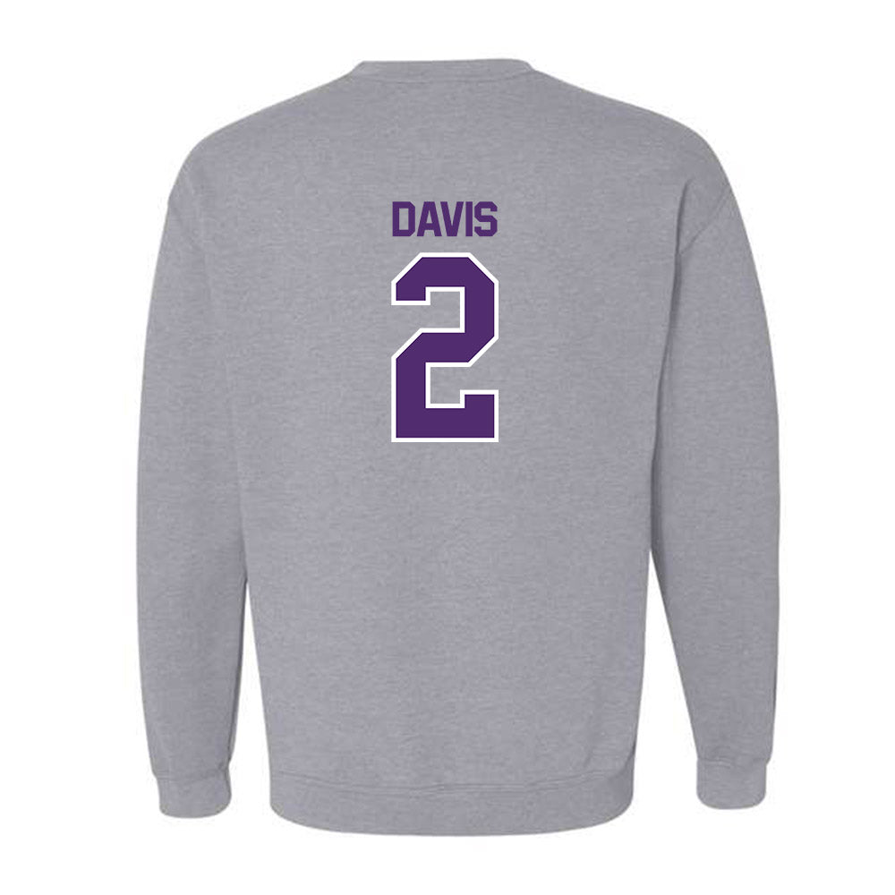 Alcorn - NCAA Football : Reggie Davis - Classic Shersey Crewneck Sweatshirt-1