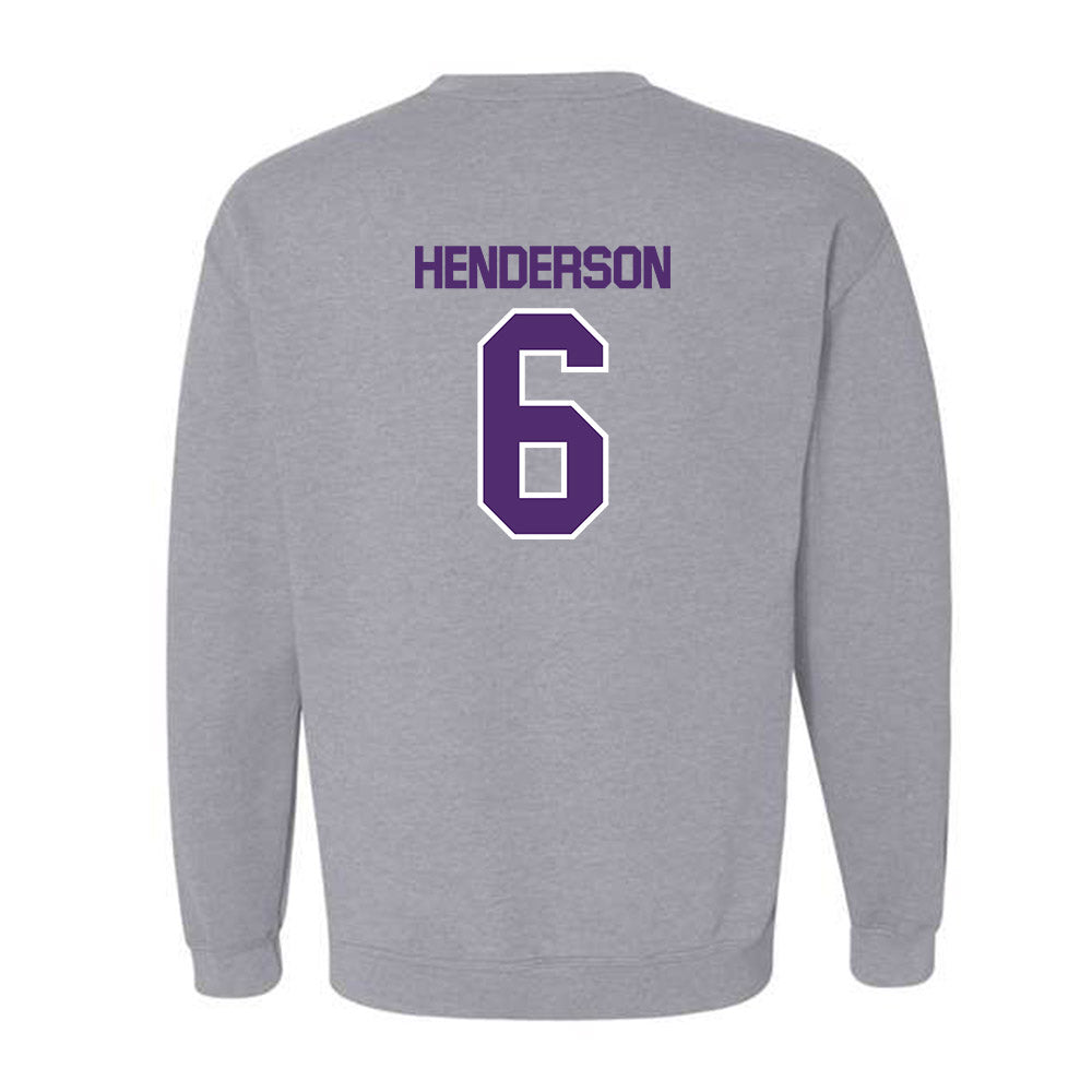 Alcorn - NCAA Men's Basketball : Will Henderson - Classic Shersey Crewneck Sweatshirt-1