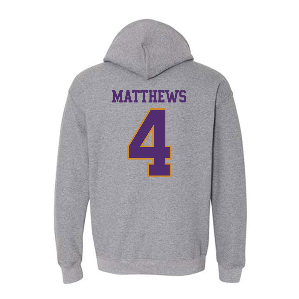 Alcorn - NCAA Football : Jacoby Matthews - Classic Shersey Hooded Sweatshirt-1
