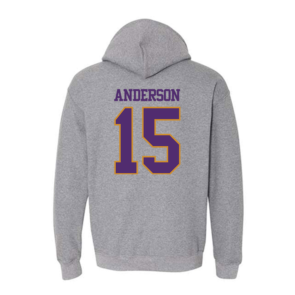 Alcorn - NCAA Women's Basketball : Jeanee Anderson - Classic Shersey Hooded Sweatshirt-1