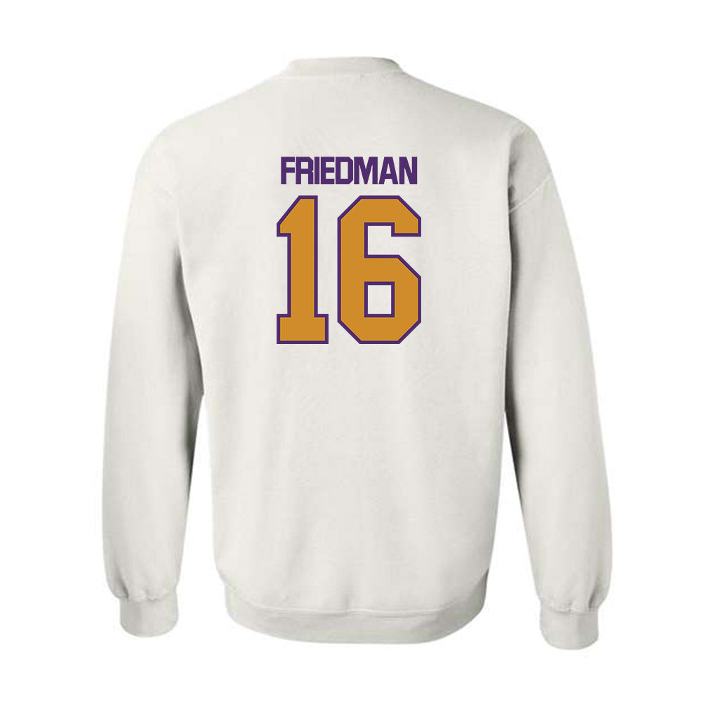 Alcorn - NCAA Baseball : Asher Friedman - Classic Shersey Crewneck Sweatshirt-1