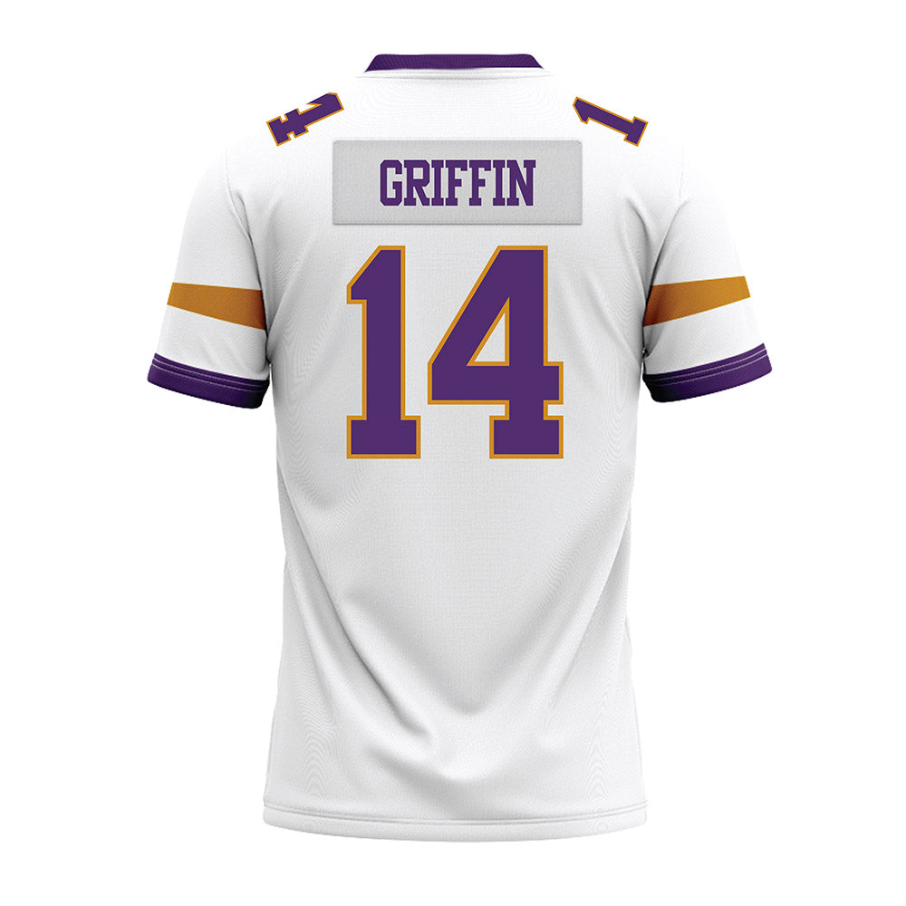 Alcorn - NCAA Football : Elijah Griffin - white Premium Football Jersey-1