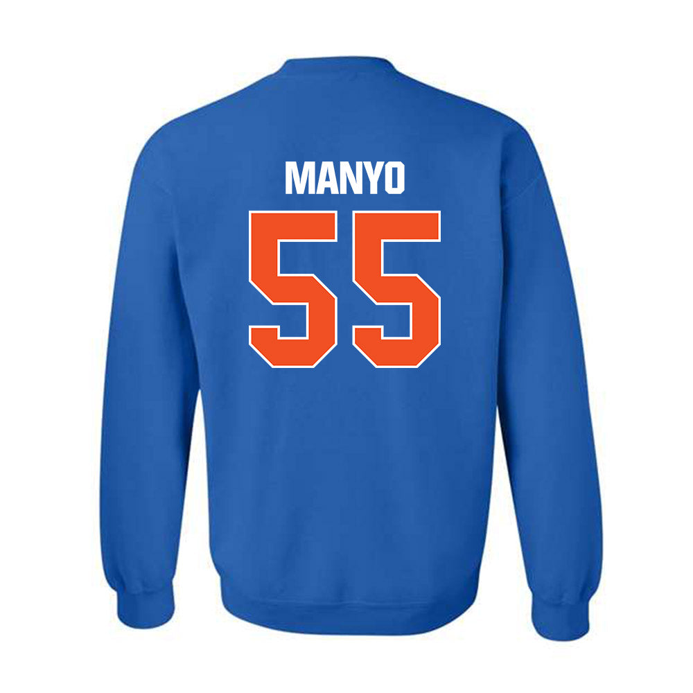 HCU - NCAA Baseball : Tyler Manyo - Classic Shersey Crewneck Sweatshirt-1
