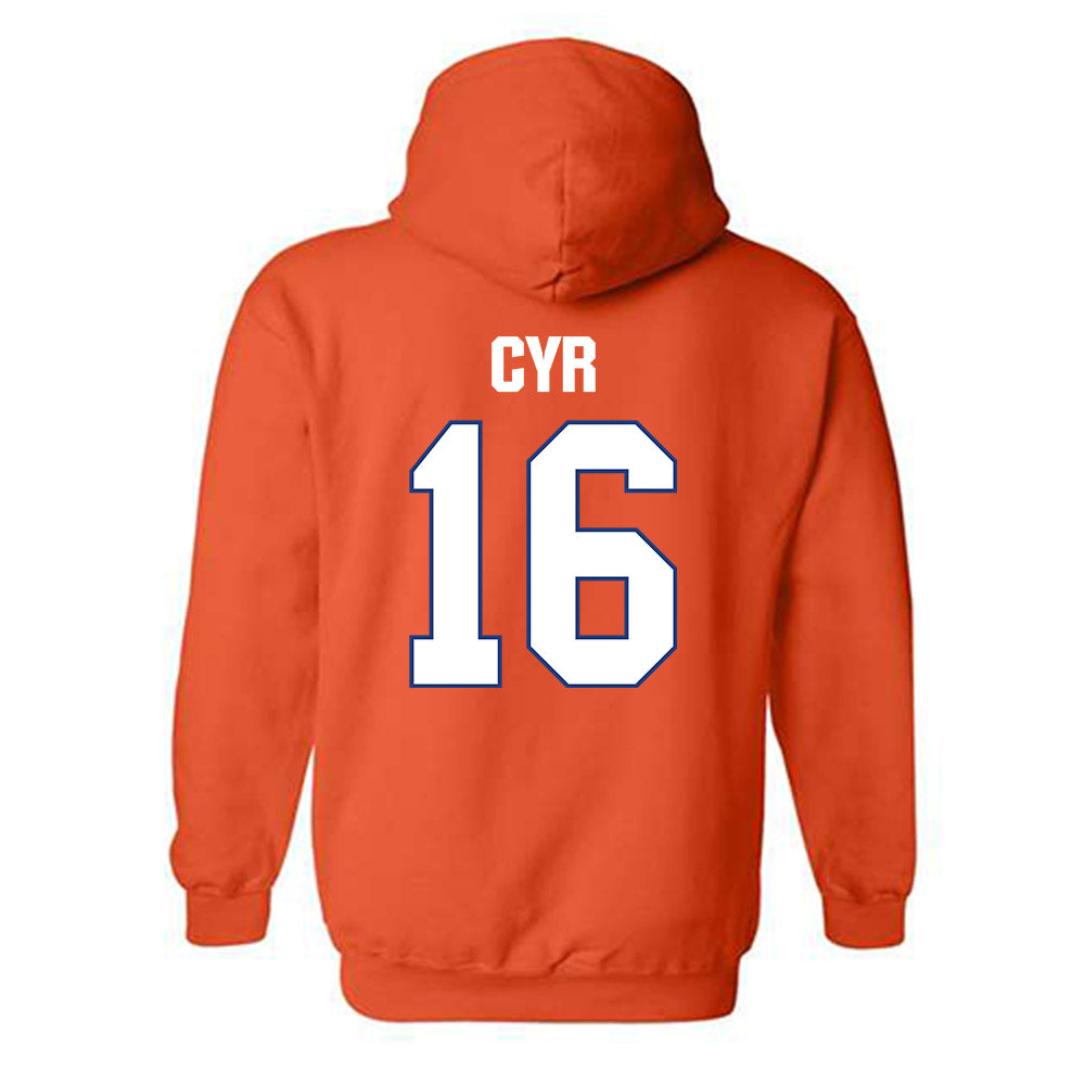 HCU - NCAA Baseball : Jacob Cyr - Classic Shersey Hooded Sweatshirt-1