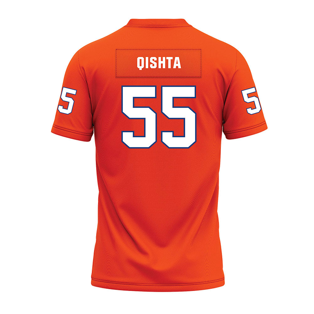 HCU - NCAA Football : Ramsey Qishta - Orange Premium Football Jersey-1