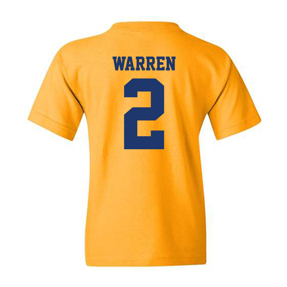 North Carolina A&T - NCAA Football : Jamison Warren - Youth T-Shirt-1