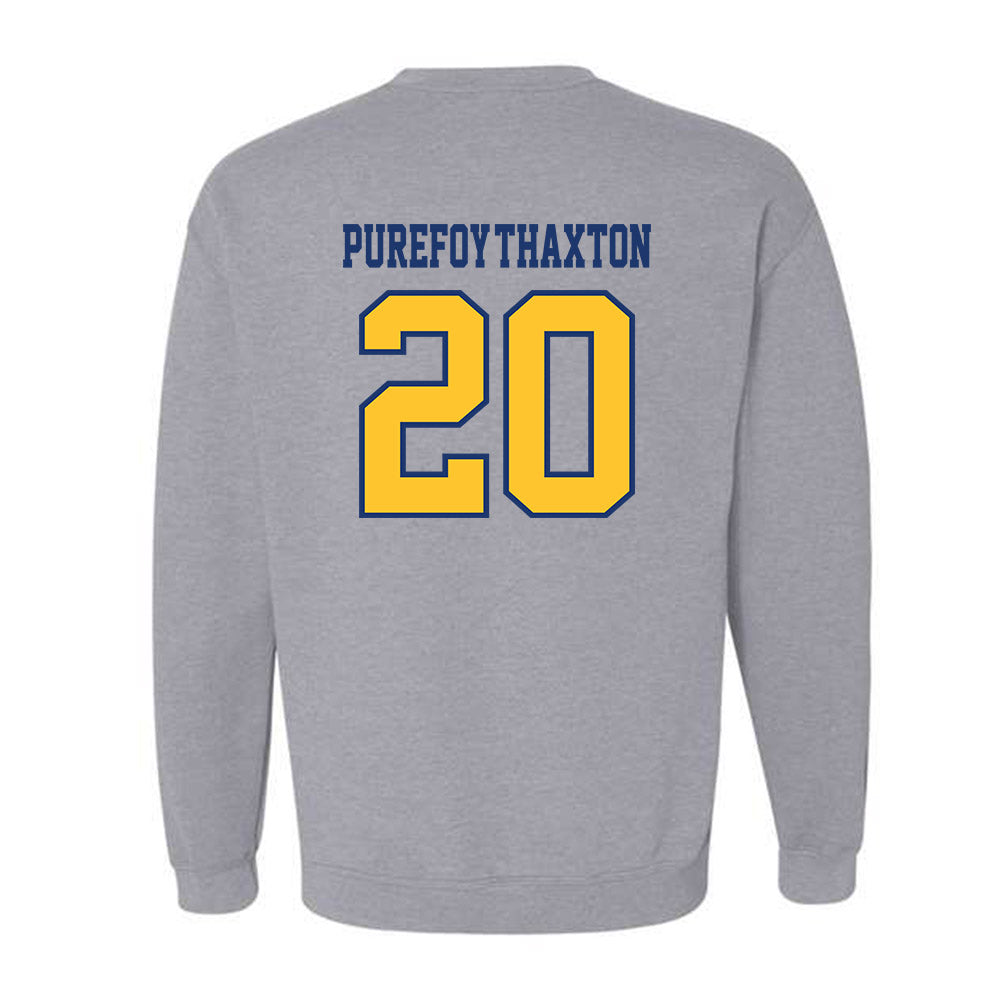 North Carolina A&T - NCAA Football : Jamaal Purefoy-Thaxton - Crewneck Sweatshirt-1