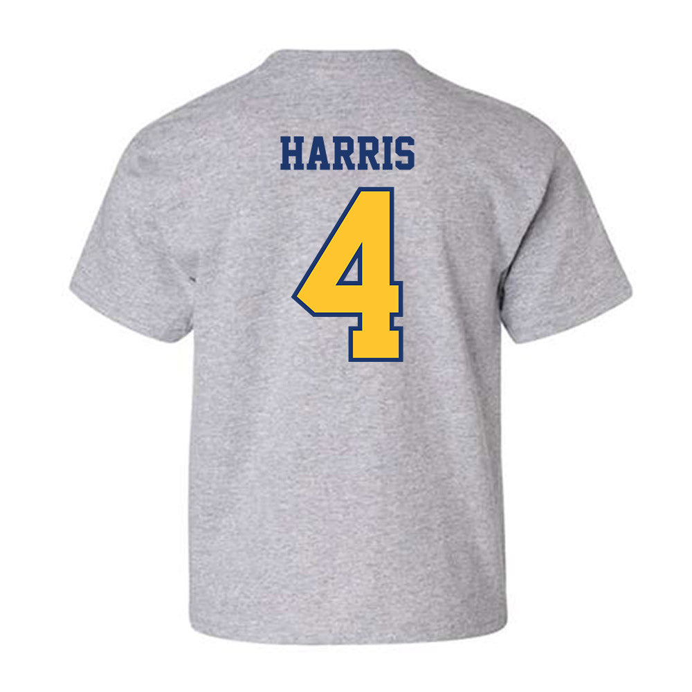 North Carolina A&T - NCAA Football : Aaron Harris - Youth T-Shirt-1