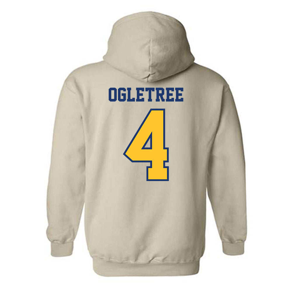 North Carolina A&T - NCAA Men's Basketball : Bryson Ogletree - Hooded Sweatshirt-1