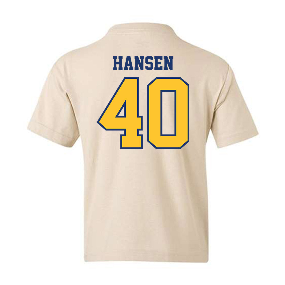 North Carolina A&T - NCAA Baseball : Aiden Hansen - Youth T-Shirt-1