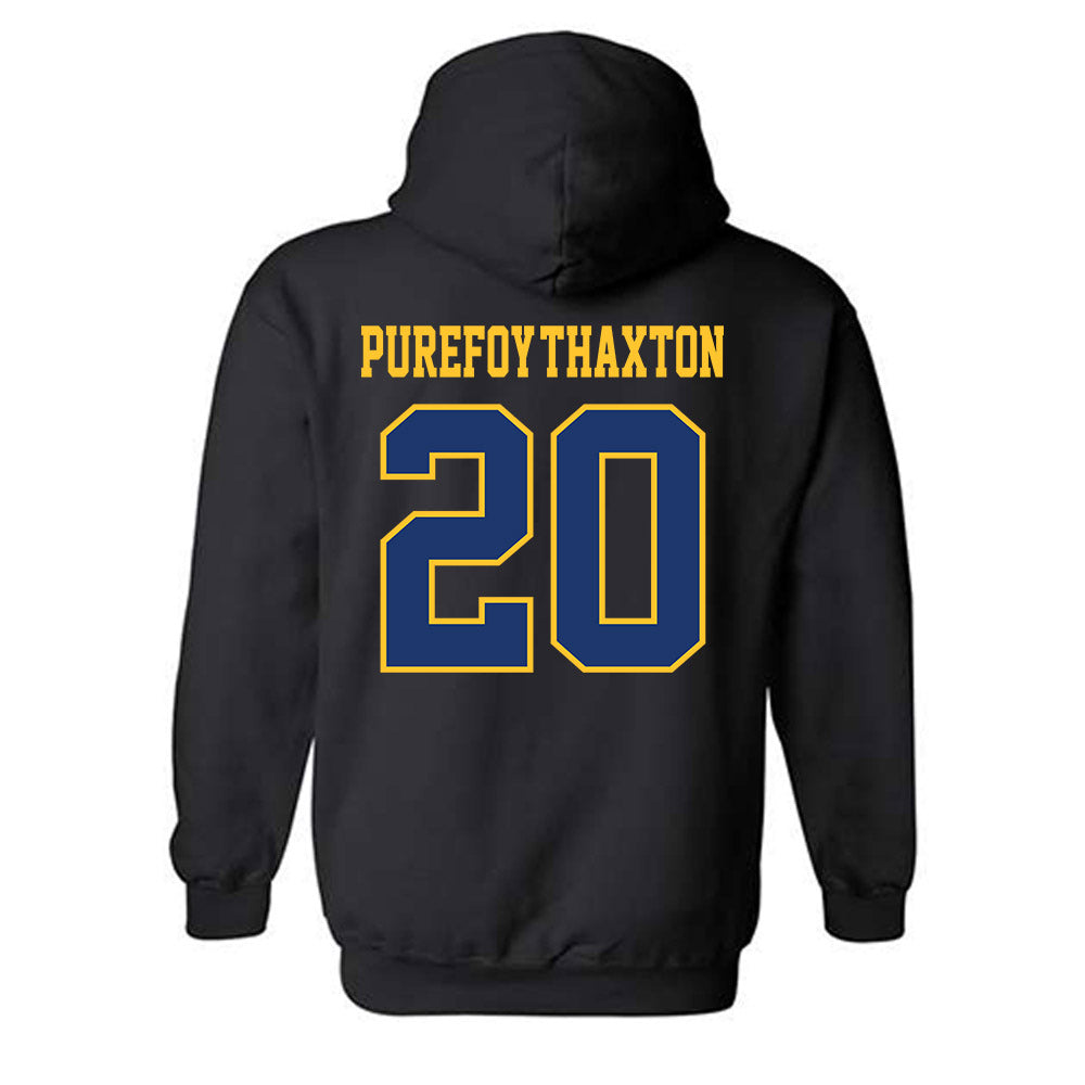 North Carolina A&T - NCAA Football : Jamaal Purefoy-Thaxton - Classic Shersey Hooded Sweatshirt-1