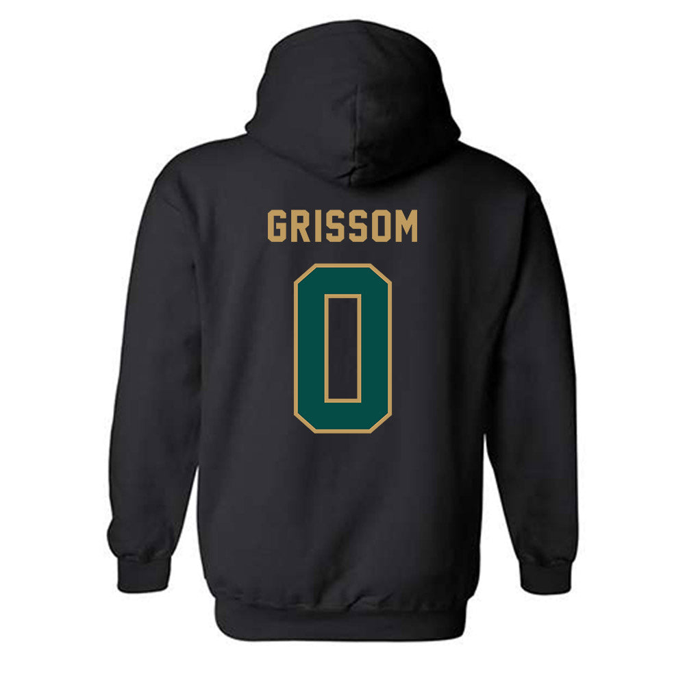 Husson - NCAA Men's Basketball : Jeremiah Grissom - Hooded Sweatshirt-1
