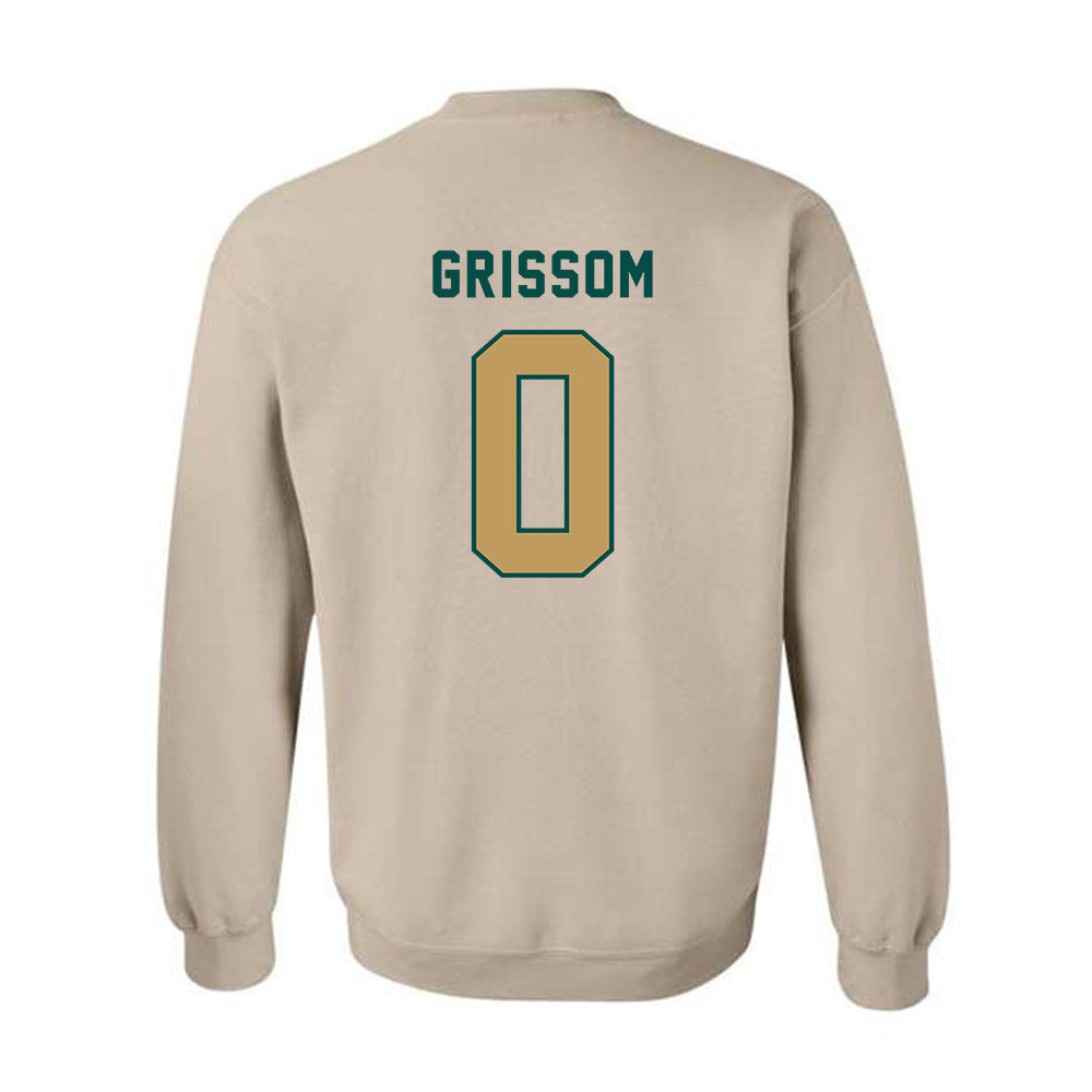 Husson - NCAA Men's Basketball : Jeremiah Grissom - Crewneck Sweatshirt-1