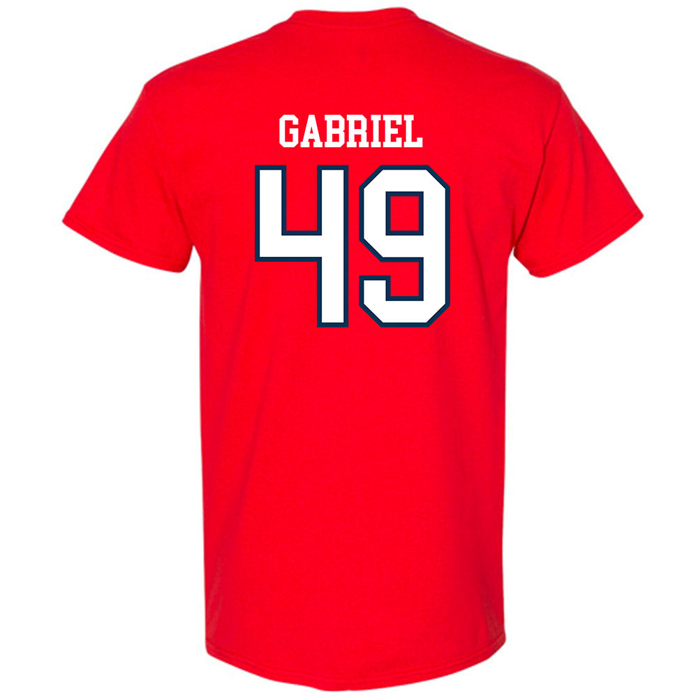 Saginaw Valley - NCAA Football : George Gabriel - T-Shirt-1