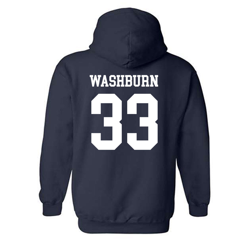 Saginaw Valley - NCAA Men's Basketball : Nathan Washburn - Hooded Sweatshirt-1