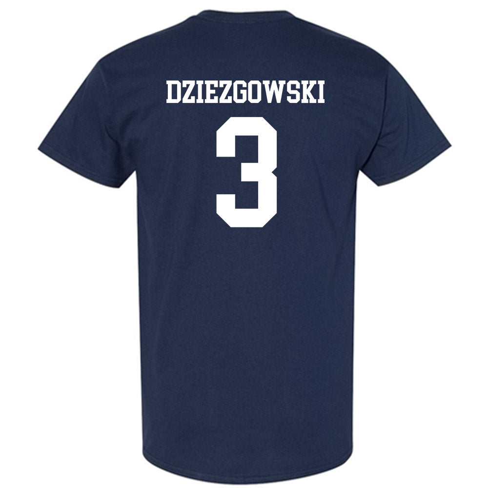 Saginaw Valley - NCAA Women's Basketball : Emma Dziezgowski - T-Shirt-1
