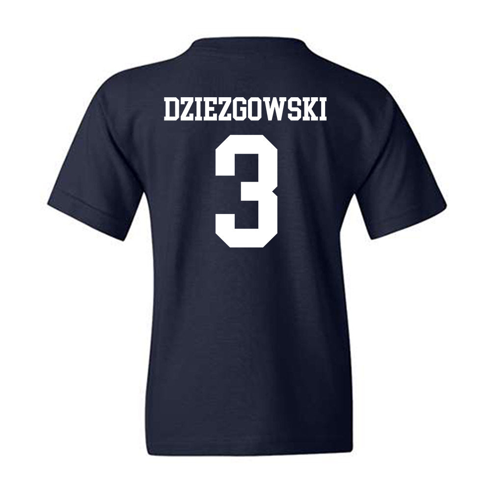 Saginaw Valley - NCAA Women's Basketball : Emma Dziezgowski - Youth T-Shirt-1