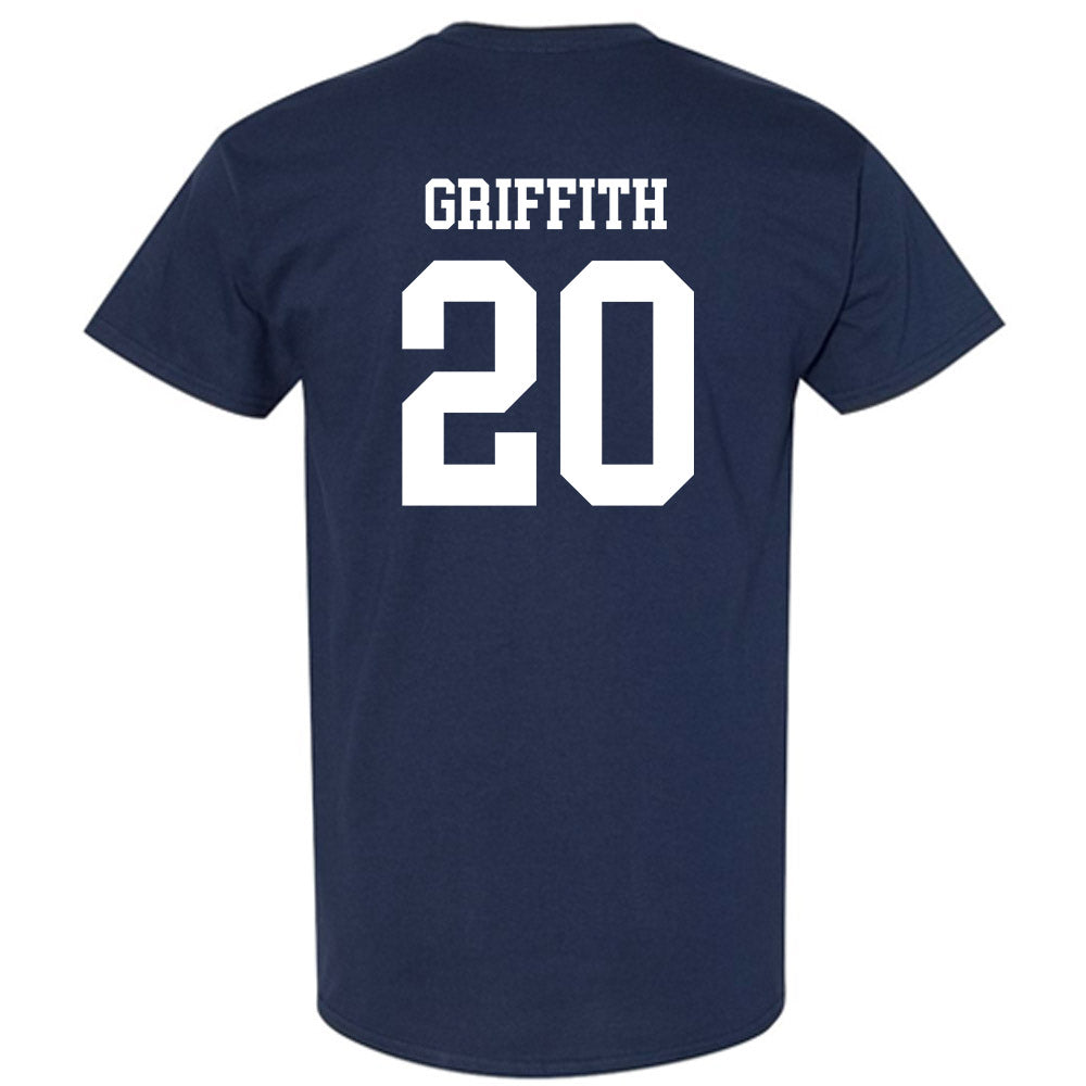 Saginaw Valley - NCAA Men's Soccer : Justin Griffith - T-Shirt-1