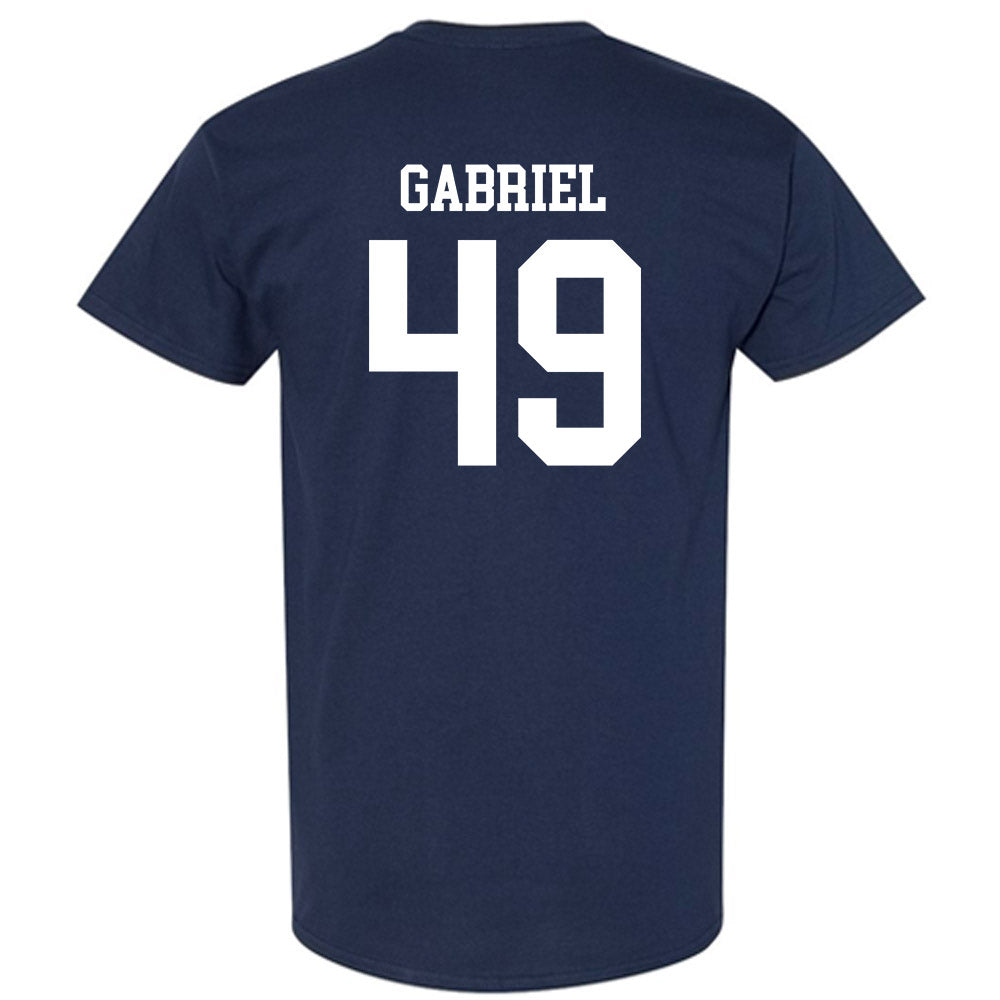 Saginaw Valley - NCAA Football : George Gabriel - T-Shirt-1