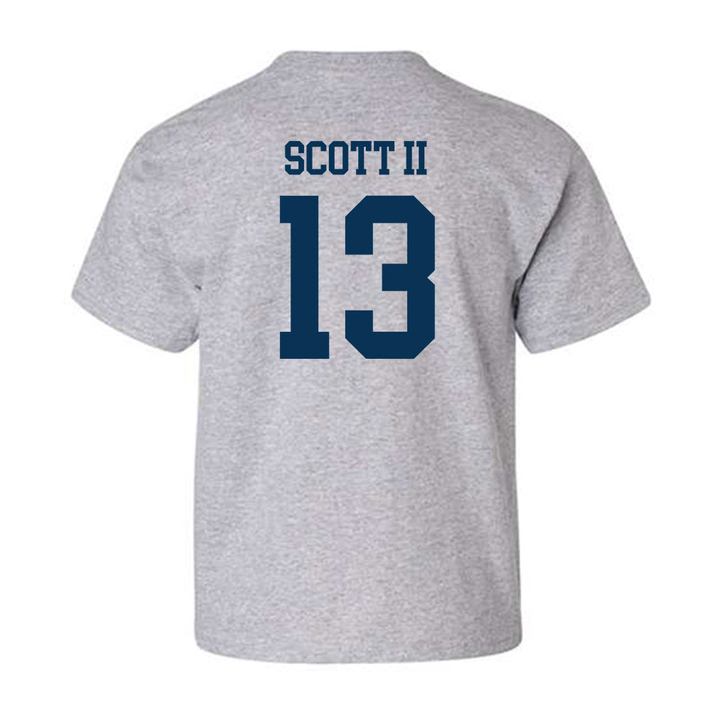 Saginaw Valley - NCAA Men's Basketball : Dontez Scott II - Youth T-Shirt-1