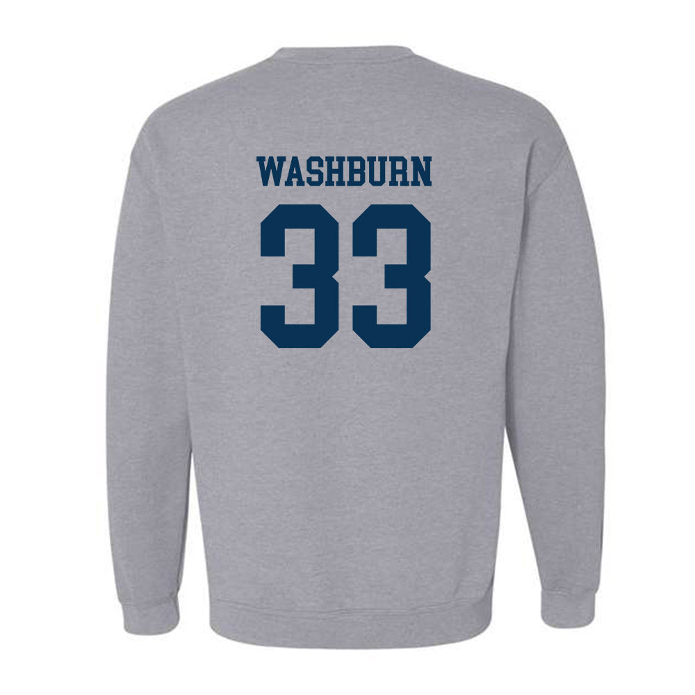 Saginaw Valley - NCAA Men's Basketball : Nathan Washburn - Crewneck Sweatshirt-1
