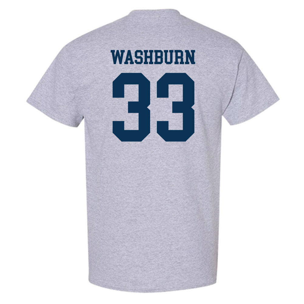 Saginaw Valley - NCAA Men's Basketball : Nathan Washburn - T-Shirt-1