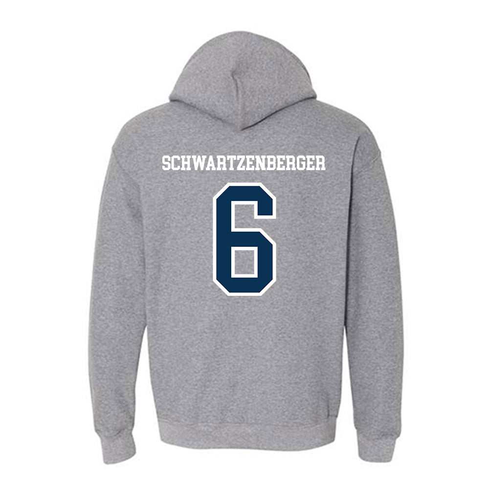 Saginaw Valley - NCAA Women's Soccer : Cali Schwartzenberger - Hooded Sweatshirt-1