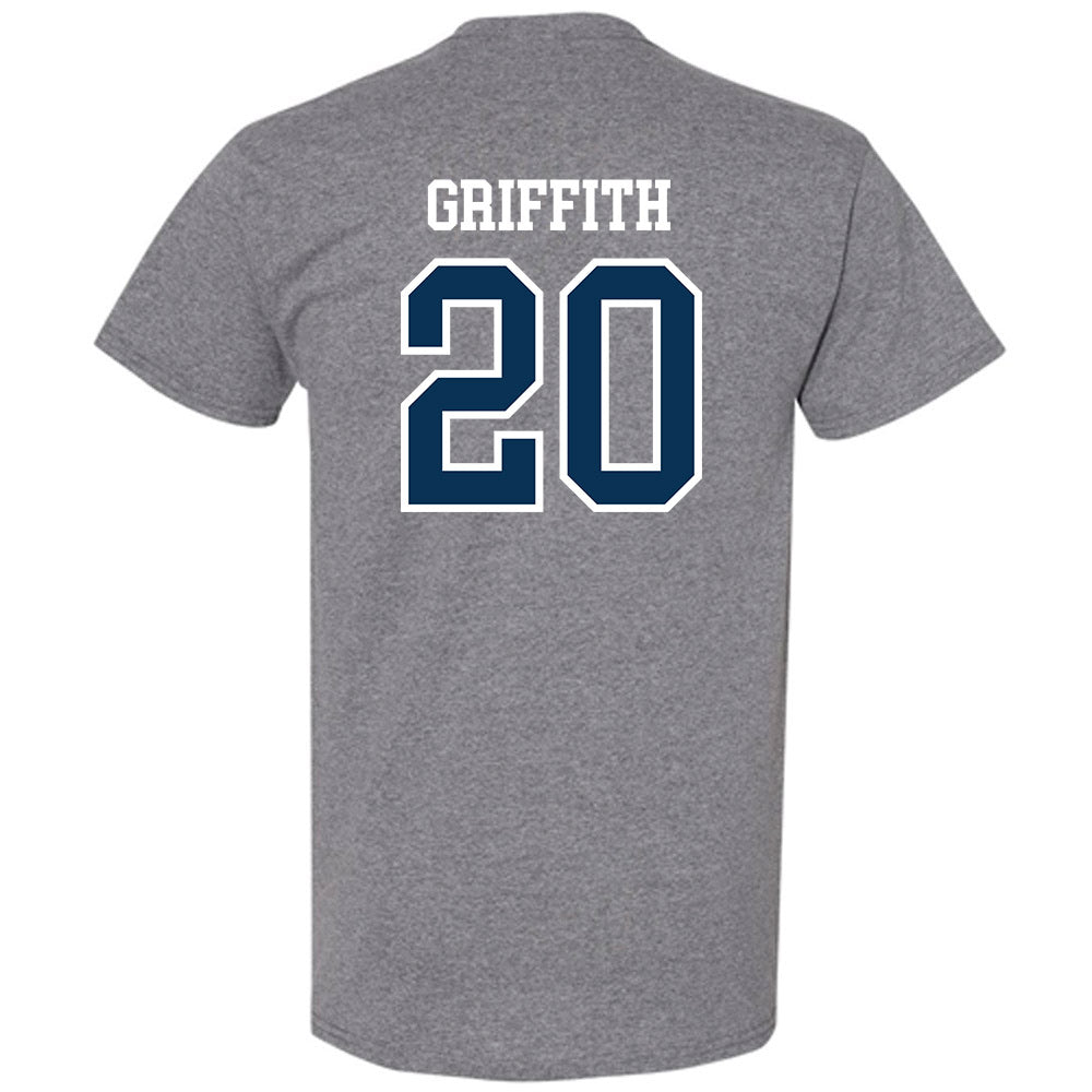 Saginaw Valley - NCAA Men's Soccer : Justin Griffith - T-Shirt-1